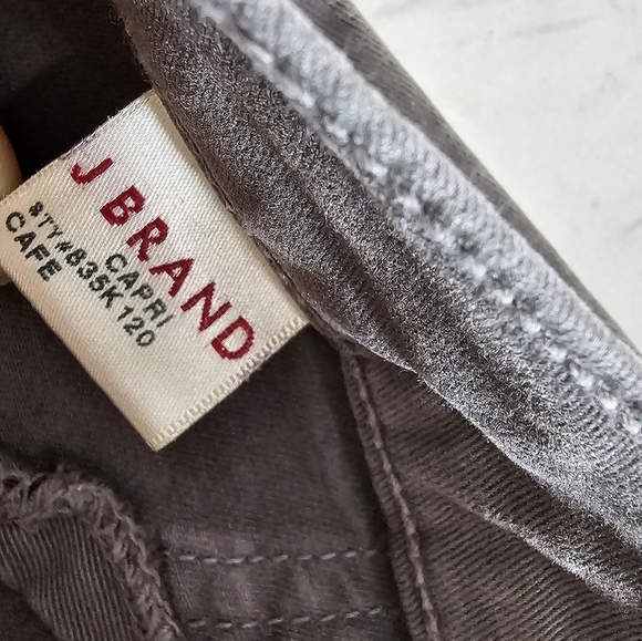 J Brand Capri Mid Rise Skinny Gray Jeans 26 Preowned - Picture 8 of 9